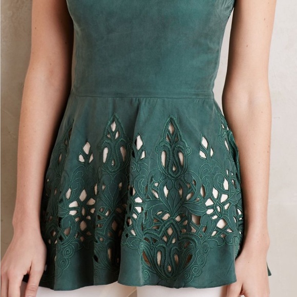 Anthropologie Arboreto Peplum Top - Picture 2 of 4